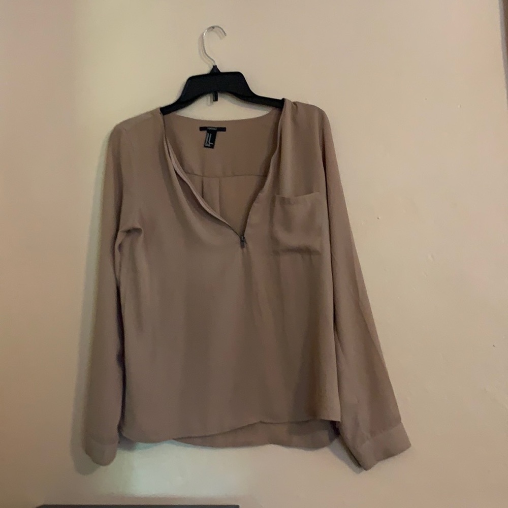 Forever21, M, Zip Up Top